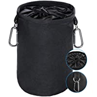 cesto Pinzas Ropa Impermeable- con 2 Clips para Colgar y Mantener Las Pinzas limpias y secas para Uso en Interiores y…